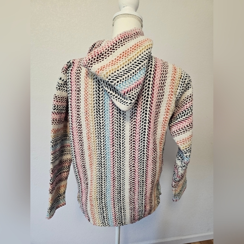 Baja Joe Pullover Rug Hoodie Women's Size Small - Picture 7 of 10